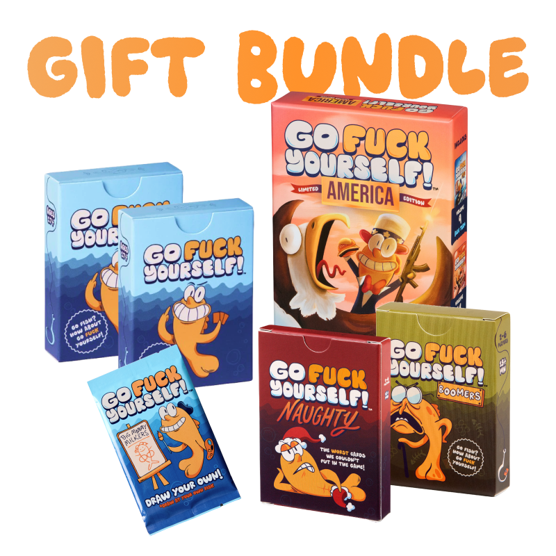 Go Fuck Yourself - Gift Bundle (2 Original + 1 Boomer + 1 America + 1 Naughty + 1 Draw Pack)